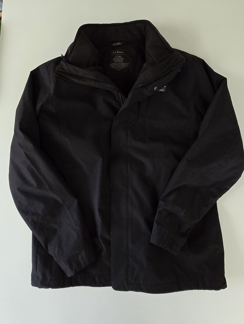 L.L. Bean Men’s Black Waterproof Jacket